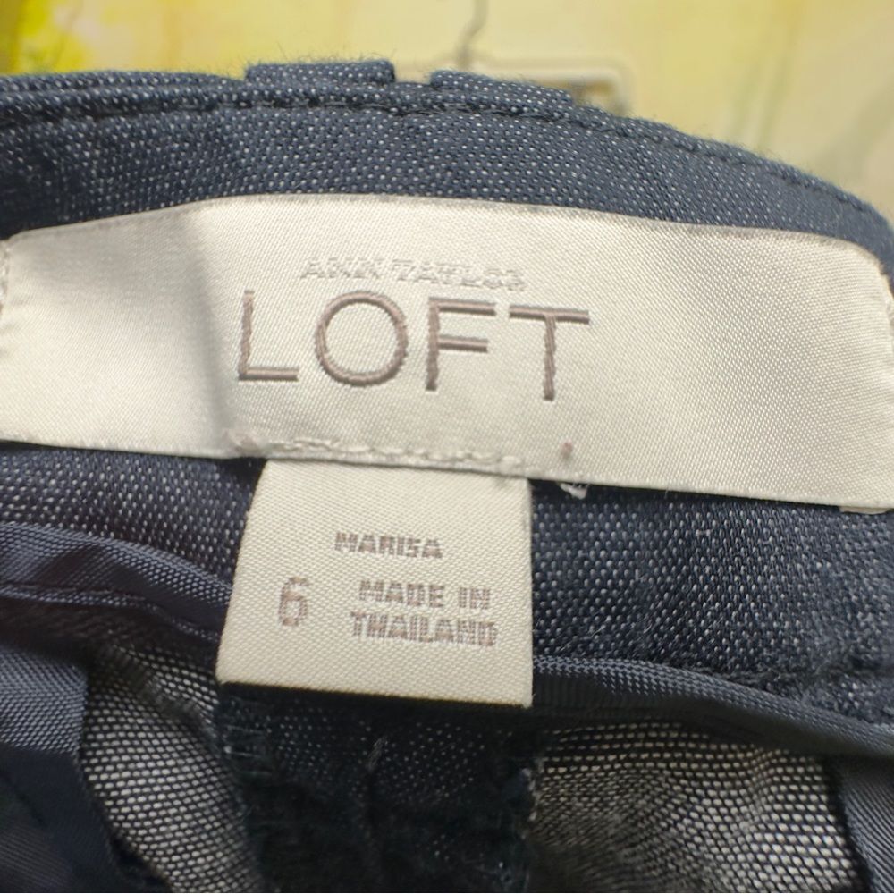 LOFT Marisa Bermuda Shorts Size 6 Gray Tailored Career Casual - Picture 7 of 9